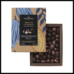 Online VALRHONA Coffret Amandes et Noisettes Enrobées Chocolat Noir et Lait 230 g
