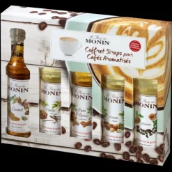 New MONIN Coffret Dégustation Sirop pour Café 5 cl