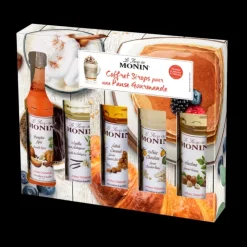 Hot MONIN Coffret Dégustation Sirops pour Pause Gourmande 5 x 5 cl