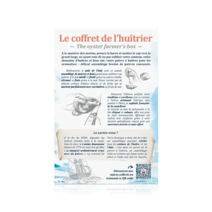 TERRE EXOTIQUE Coffret Huîtrier
