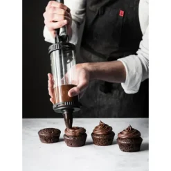 Hot DE BUYER Coffret Le Tube Pro Piston à Pâtisserie + Recharges et Douilles