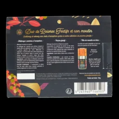 New UN JOUR UNE EPICE Coffret Poivres Festifs avec Tête de Moulin