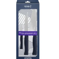 New OPINEL Coffret Trio Couteaux de Cuisine Intempora