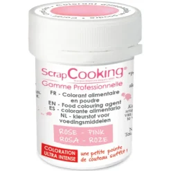 Clearance SCRAPCOOKING Colorant Alimentaire en Poudre Rose Clair 5g