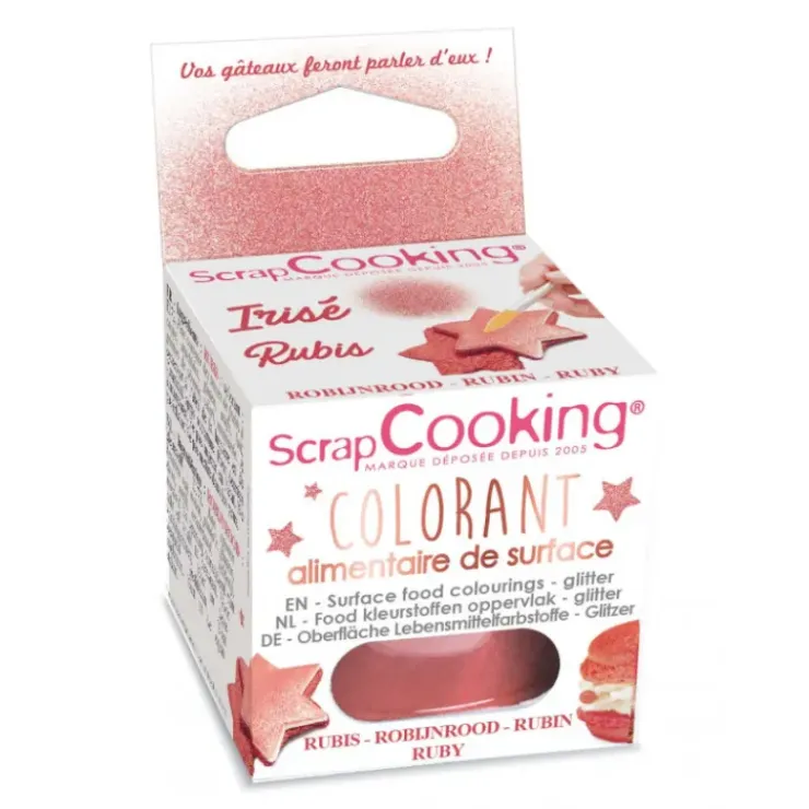 Best SCRAPCOOKING Colorant Alimentaire en Poudre Rubis 5g