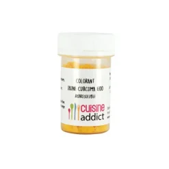 Outlet CUISINEADDICT Colorant alimentaire Jaune Curcuma E100 5g Poudre Hydrosoluble