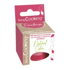 SCRAPCOOKING Colorant Alimentaire Naturel en Poudre Rouge Framboise 10g