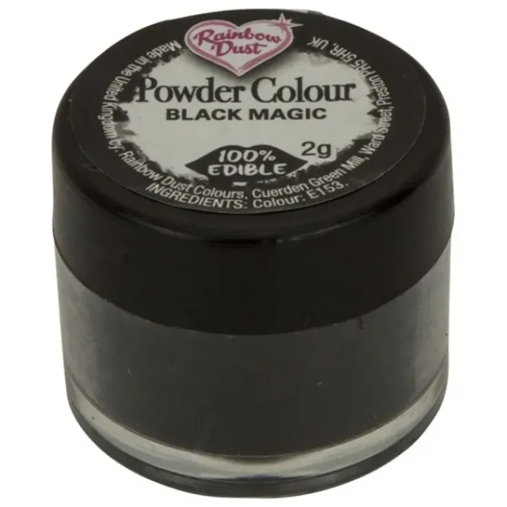 Online RAINBOW DUST Colorant Alimentaire Noir en Poudre Black Magic 2 g