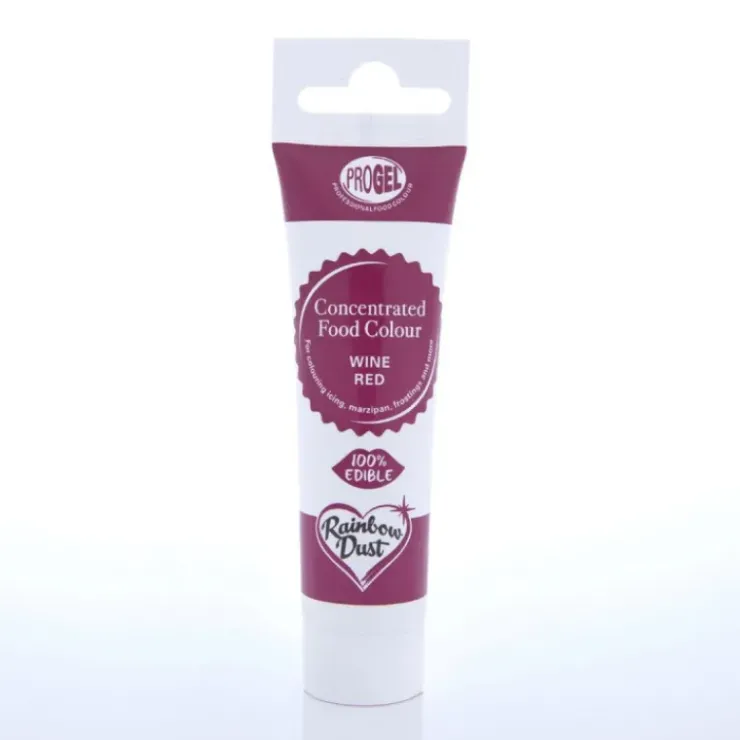 Best RAINBOW DUST Colorant Alimentaire ProGel Bordeaux 25g