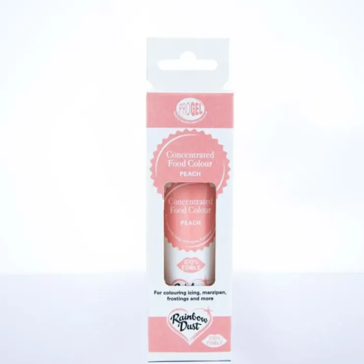 Clearance RAINBOW DUST Colorant Alimentaire ProGel Pêche 25g
