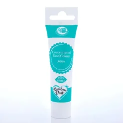 Hot RAINBOW DUST Colorant Alimentaire ProGel Bleu Aqua 25g