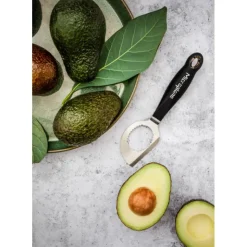 New MICROPLANE Coupe Avocat 3 en 1 Specialty Noir