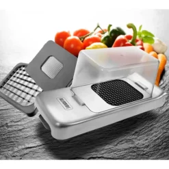 Best ALLIGATOR Coupe Oignon et frites 3 grilles Inox