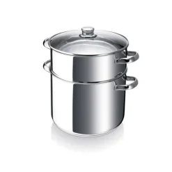 BEKA Couscoussier en Acier Inoxydable 15L Ø28cm CHAMBORD