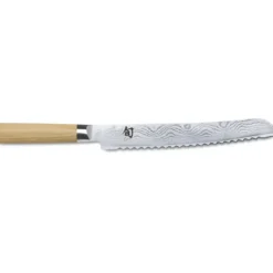 Discount KAI Couteau à Pain 23 cm Shun Classic White Damas