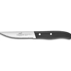 Outlet SABATIER Couteau à Steak Dallas 12,5 cm Manche Noir