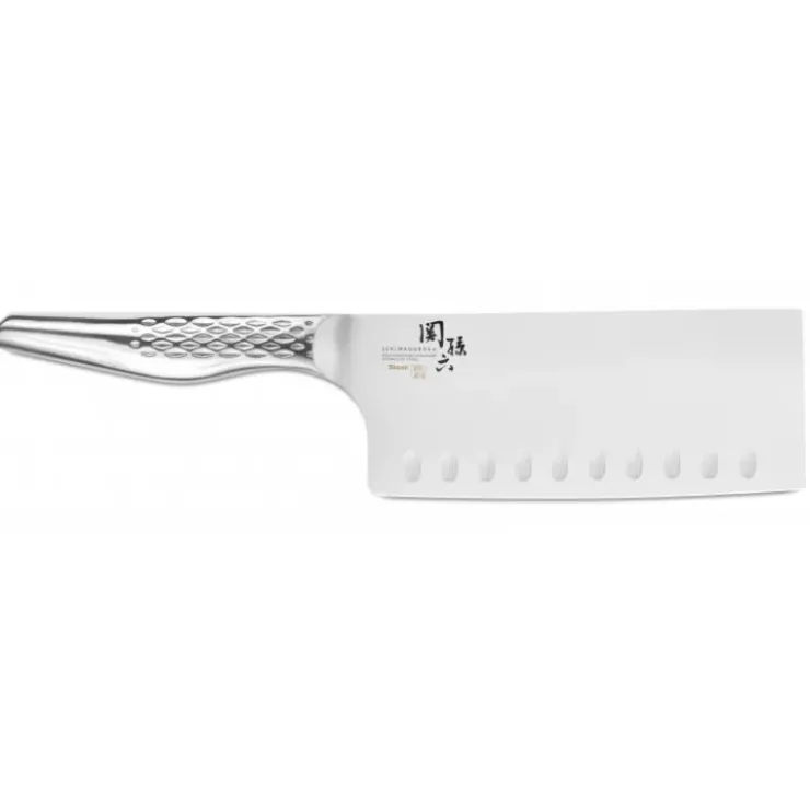 Best KAI Couteau de Chef Chinois Lame Alvéolée 16,5 cm Seki Magoroku Shoso