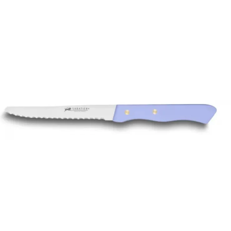Sale SABATIER Couteau de Table Cranté 10,5 cm Mauve