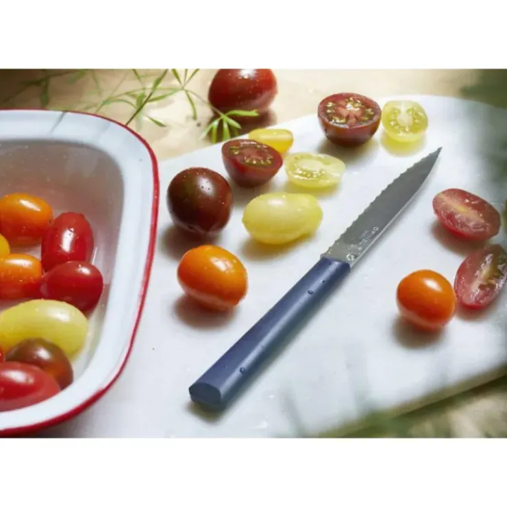 Outlet OPINEL Couteau d'Office 10 cm Cranté Bleu Les Essentiels +