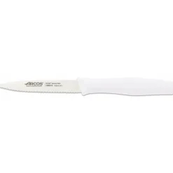 Hot ARCOS Couteau d'Office Cranté Inox 10 cm Blanc NOVA