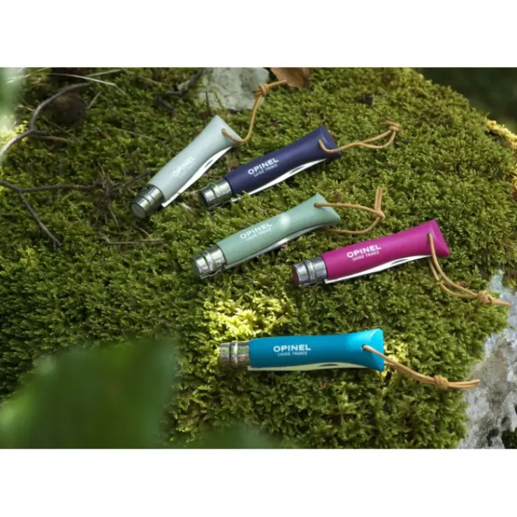 Online OPINEL Couteau N°7 Baroudeur Cyan Colorama