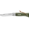 OPINEL Couteau N°8 Baroudeur Kaki Colorama