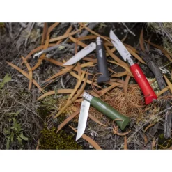 Clearance OPINEL Couteau N°8 Baroudeur Noir Brun Colorama