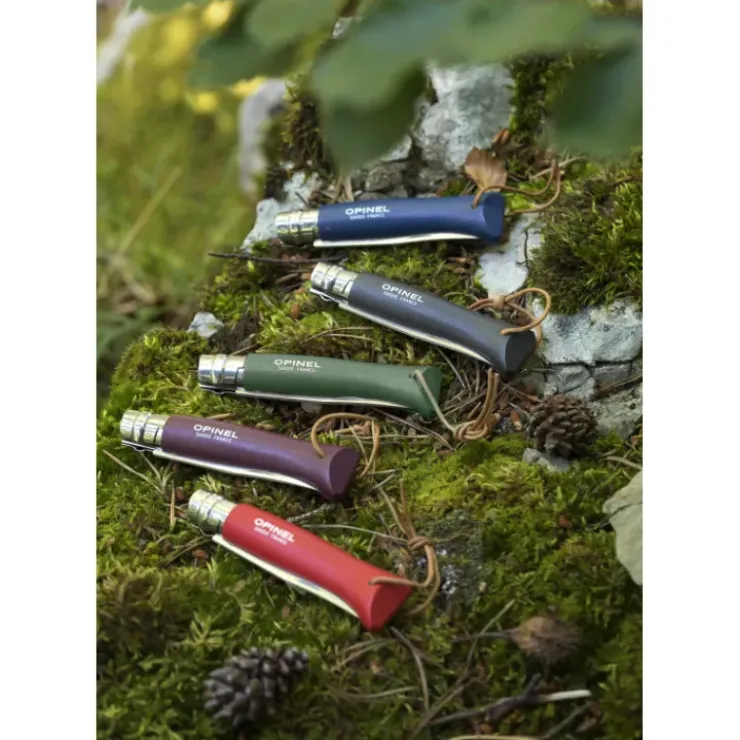 Discount OPINEL Couteau N°8 Baroudeur Rouge Colorama