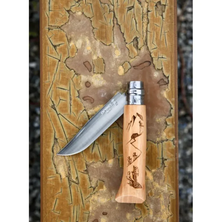 Online OPINEL Couteau N°8 Gravure Randonnée Sport
