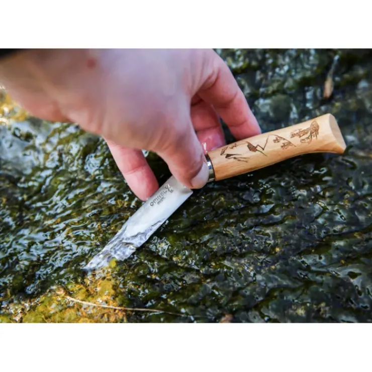 Online OPINEL Couteau N°8 Gravure Randonnée Sport