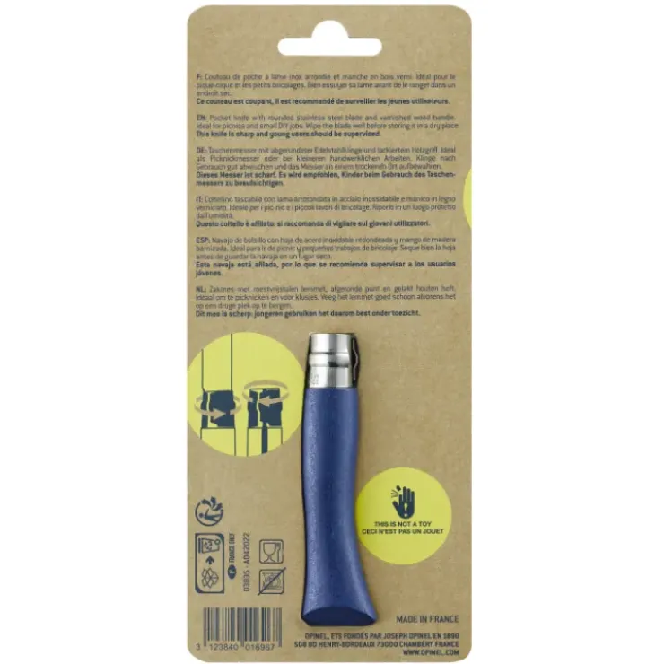 Best OPINEL Couteau pour Enfant N°7 Bleu Mon Premier