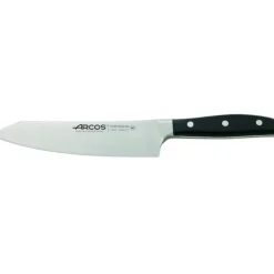 Best ARCOS Couteau Santoku 19 cm MANHATTAN Noir