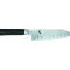 Outlet KAI Couteau Santoku 18 cm Lame Alvéolée Shun Classic Damas