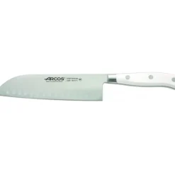 New ARCOS Couteau Santoku Acier Inoxydable 18 cm RIVIERA blanc