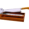 New MALLARD FERRIERE Couteau sur socle en bois verni de 35 cm