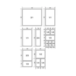 Sale BOURGEAT Couvercle Boîte Modulus Gastronorme GN 1/2