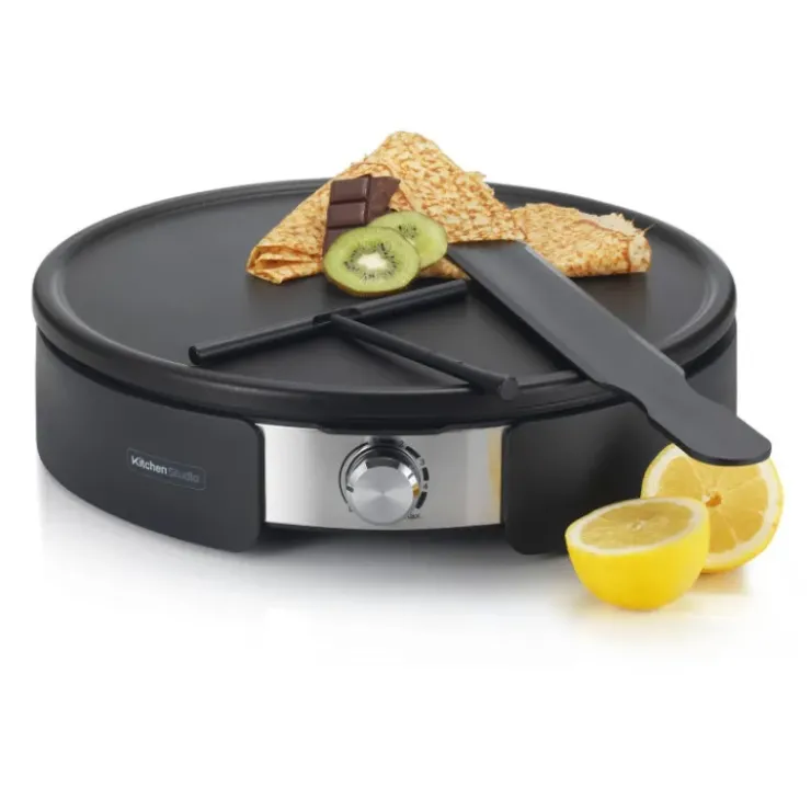 Hot KITCHENCHEF Crêpière Electrique 37 cm