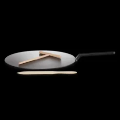 Outlet LE CREUSET Crêpière Fonte Émaillée 32 cm Noir avec Accessoires