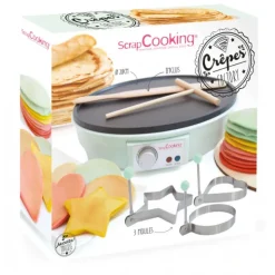 Online SCRAPCOOKING Crêpière Électrique 28 cm avec Accessoires