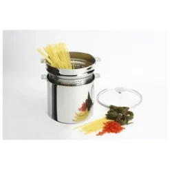 Hot CRISTEL Cuiseur à Pâtes Mutine Ø 22 cm Manche Amovible Inox