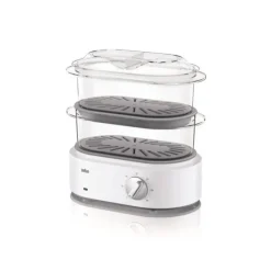 Hot CUISINEADDICT Cuiseur Vapeur Electrique IDENTITY COLLECTION Blanc Braun