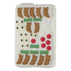 Best WILTON Décoration Gâteau Noël Rennes en Glace Royale (x12)