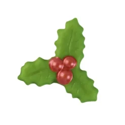 New FLORENSUC Décors en Chocolat Feuille de Houx 4 x 4,3 cm (x112)