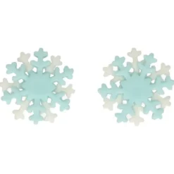 Best FUNCAKES Décors en Pâte à Sucre Flocons de Neige (x12)
