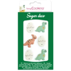 Sale SCRAPCOOKING Décors en Sucre Dinosaure (x6)