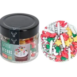 PATISDECOR Décors en Sucre Mélange Noël 65 g Patisdécor