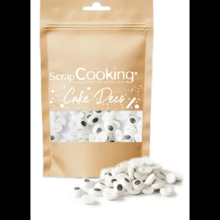 Sale SCRAPCOOKING Décors en Sucre Yeux 40 g