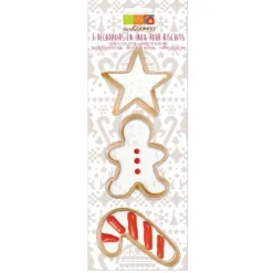 Outlet SCRAPCOOKING Découpoirs Noël Inox Dorés x3