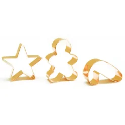 Outlet SCRAPCOOKING Découpoirs Noël Inox Dorés x3