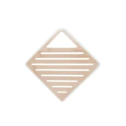 Clearance PEBBLY Dessous de Plat Carré Bambou Crème 20 x 20 cm